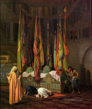 La tumba del Imam Hazrat Hisain Allahis Salam Orientalismo árabe griego Jean Leon Gerome Pinturas al óleo